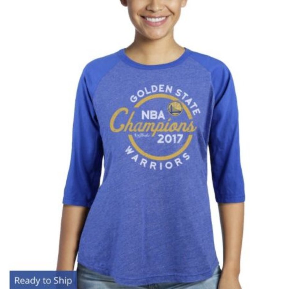 NBA Golden State Warriors Majestic NBA Finals Champions Shirt Women's